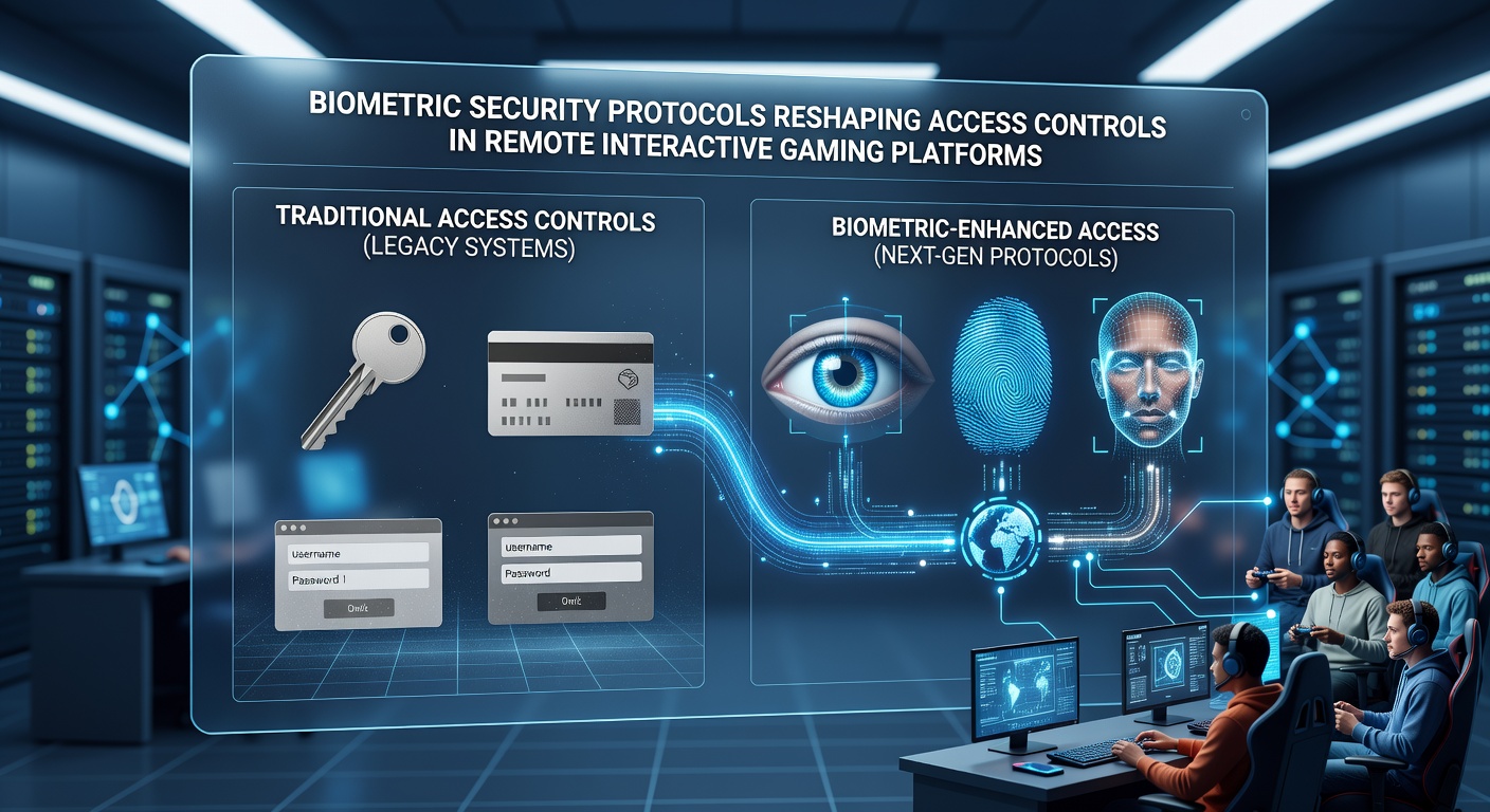 Secure biometric authentication process during a multiplayer gaming session