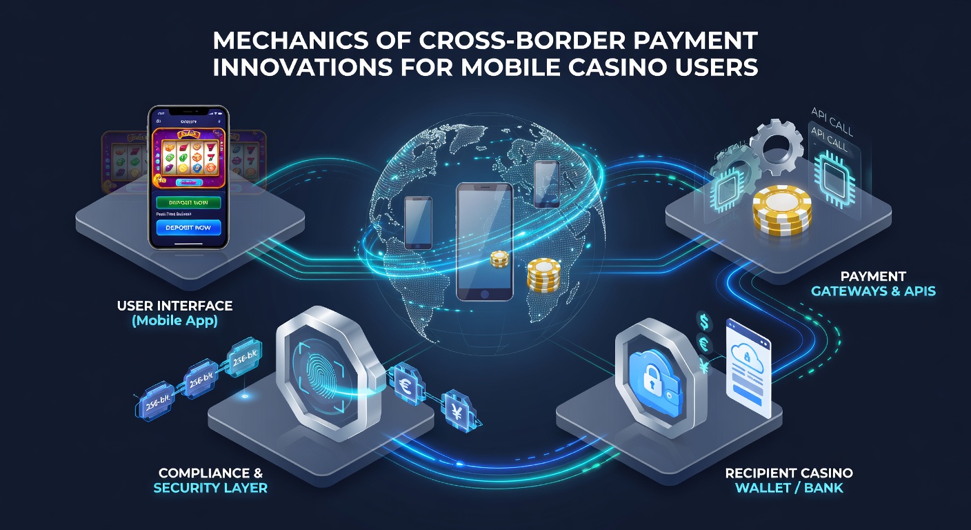 Illustration of blockchain transaction flow for international mobile casino deposits and withdrawals